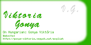 viktoria gonya business card