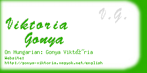 viktoria gonya business card